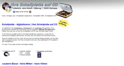 Desktop Screenshot of ihre-schallplatte-auf-cd.de
